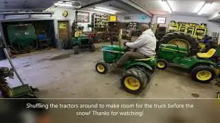 John Deere tractor shop shuffle
