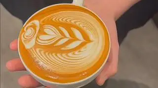 Beautiful Rose Latte Art | Relaxing Coffee Art & Milk Pouring
