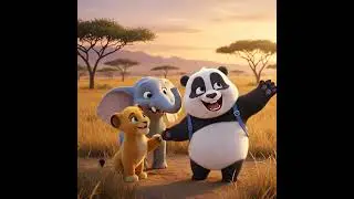 Benny the Panda Travels the World 🌍🐼 | Kids Moral Story #Shorts