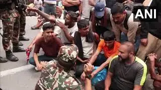 #WATCH | Nepal: Nepali Army talks to Dillibazar Jail inmates who stepped out demanding release.