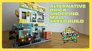 Building a Brick Shopping Mall! | Temu Alternative Modular Speed Build