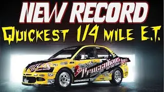 *NEW RECORD! WORLD'S QUICKEST EVOLUTION VIII: 8.369@280kph | KP PROCCO EVO8