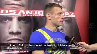 UFC on FOX 13: Ian Entwistle Post-Fight Interview