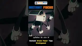 Instant Brain Power Tips Brainywood #drvinodsharma #brainmasti #brainpower #Instantfocus #motivation