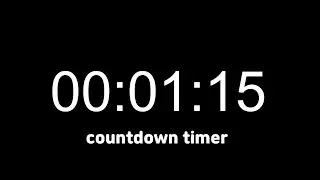 75 Second Countdown Timer 75초 카운트다운 타이머