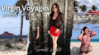 Sailing Virgin Voyages Solo | cozumel, scarlet night, and bimini *VLOG PART TWO*