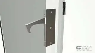 Offset Pivot Hinge, Magnet Catch with Knife Edge Pull