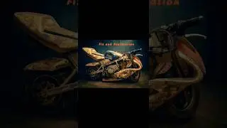 KAWASAKI Ninja 400 Minibike - Restoration of a Rusty Abandoned KAWASAKI Ninja Mini