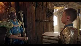 Atreus and Odin Have Friendly Chat While Walking Through Asgard  - God of War Ragnarok [PS5][HD]