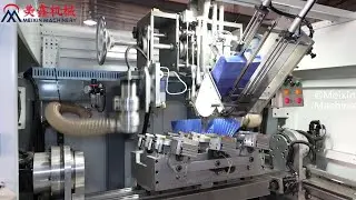 ONE STEP 600MM Long Wooden Push Broom Making Meixin 5Axis Drilling And Tufting Machine