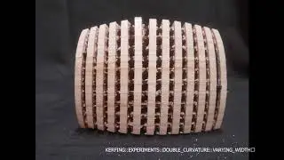 An Exploration on Possibility of Double-Curved Wooden Panels Fabrication