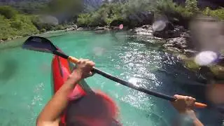 Kayak-discesa fiume isonzo a bovec
