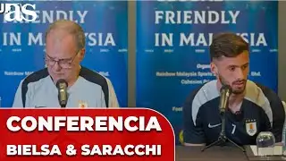 CONFERENCIA de PRENSA de MARCELO BIELSA y MARCELO SARACCHI | SELECCI&Oacute;N URUGUAY