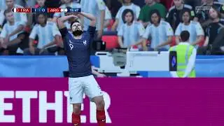 FIFA 18  FRANCE vs. ARGENTINA | FIFA WORLD CUP RUSSIA 18 (GAMEPLAY) [PS4 PRO]