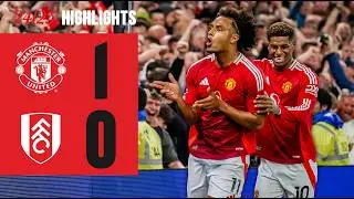 DEBUT GOAL FOR ZIRKZEE! 🤩 | Man Utd 1-0 Fulham | Premier League