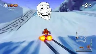 Crash Team Racing: Nitro fueled| POLAR PASS, N Tropy time trial| BEATEN!!!