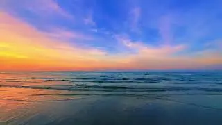 Ocean Rain Drift ASMR 4K 🌊 Gentle Waves Ambience for Deep Sleep Focus Meditation Calm