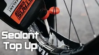 Tubeless Mountain Bike Tire Sealant Top Up