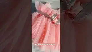 My daughter&rsquo;s first dress for her naming ceremony #baby #momlife #momblogger #babygirl