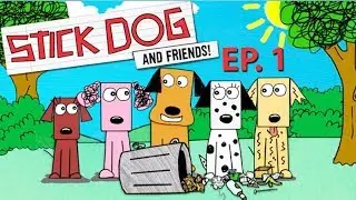 Ep. 1 The Dogs Search For Food 🍟🍕| Stick Dog & Friends 🐶