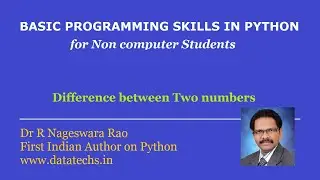 Free Python course - Finding Difference Between Two Nos