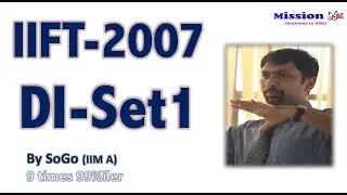 IIFT 2007 DI SET-1 Previous Year Paper Solution by SoGo #IIFT