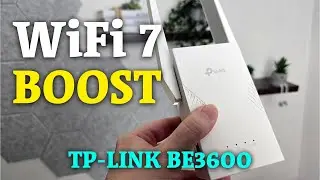 This WiFi 7 Range Extender is FAST! TP-Link BE3600 Setup & Test (RE225BE)