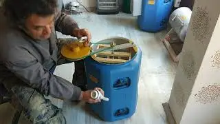 80 litrelik bal sağma makinesi tanıtım ve kurulum videosu