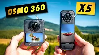 La nouvelle Dji OSMO 360 face à la Insta360 X5 ! Le comparatif