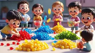 Jingle jangle de los jellybeans | Canci&oacute;n alegre para ni&ntilde;os | Rima colorida y musical