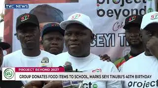 Group Donates Food Items To School, Celebrates Seyi Tinubu&rsquo;s 40th Birthday
