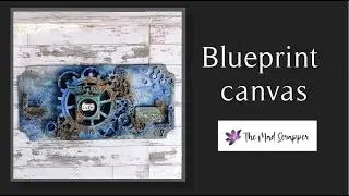 Blueprint for Life- Mixed Media canvas