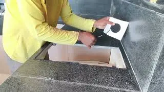 Cooktop da área gourmet, vou colocar agora, e tudo lindo 