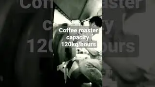 Pre Assembly Diamen Coffee Roaster Capacity 120kg/hours