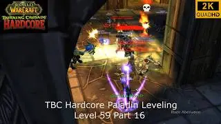 💀WoW TBC Hardcore | Paladin Leveling | Level 59 Part 16 | Holy Paladin PoV | 2K
