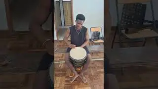 Djembe drumming techniques🪘