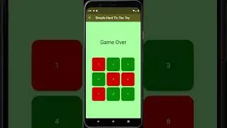 Tic Tac Toe game. interface is done.
