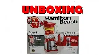 Распаковка блендера и измельчителя Hamilton Beach 2 в 1