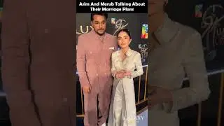 Asim Azhar & Merub Ali Share when they are getting married. #asimazhar #merubali #luxstyleawards