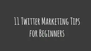 11 Twitter Marketing Tips for Beginners | EARN MONEY ON TWITTER | Earn Money