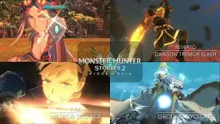 Monster Hunter Stories 2: Wings Of Ruin - All Buddy Kinship Skills