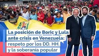 La posición de Boric y Lula ante crisis en Venezuela
