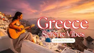 Greek Serene Vibes | 3 Hours of Santorini Sunset Melodies for Peaceful Sleep