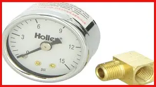 Holley 26-500 Mechanical Fuel Pressure Gauge