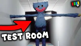 UNUSED Huggy Wuggy Jumpscare Room leftover in Poppy Playtime
