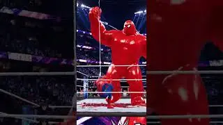 Spider-Man Crushes Red Jelly Titan in Epic WrestleMania Clash! 🕸️💥
