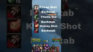 Dagger Rogue Burst  #worldofwarcraft #wowclassic