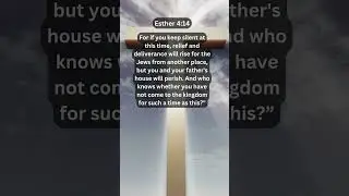 Journey of faith and spiritual growth | Esther 4:14 Daily Bible Verse