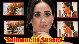 Genug! Meghan als 'Salmonella Sussex' beschimpft f&uuml;r Essen mit Ringen und Fingerlecken &mdash; Chaos pur!!
