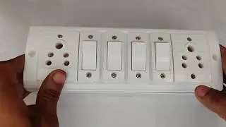 how to make a 2socket 4Switch board connection /board wiring kaise karen